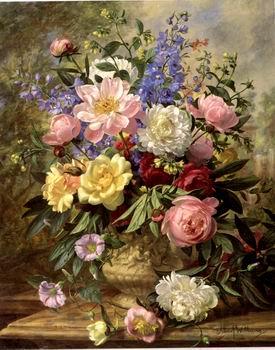 unknow artist Floral, beautiful classical still life of flowers.093 Spain oil painting art